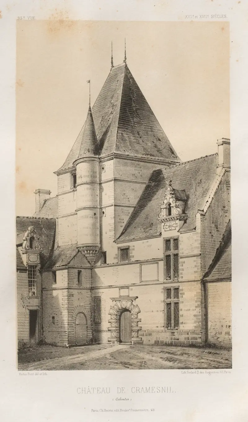 Schloss Cramesnil (Calvados) von Victor Petit