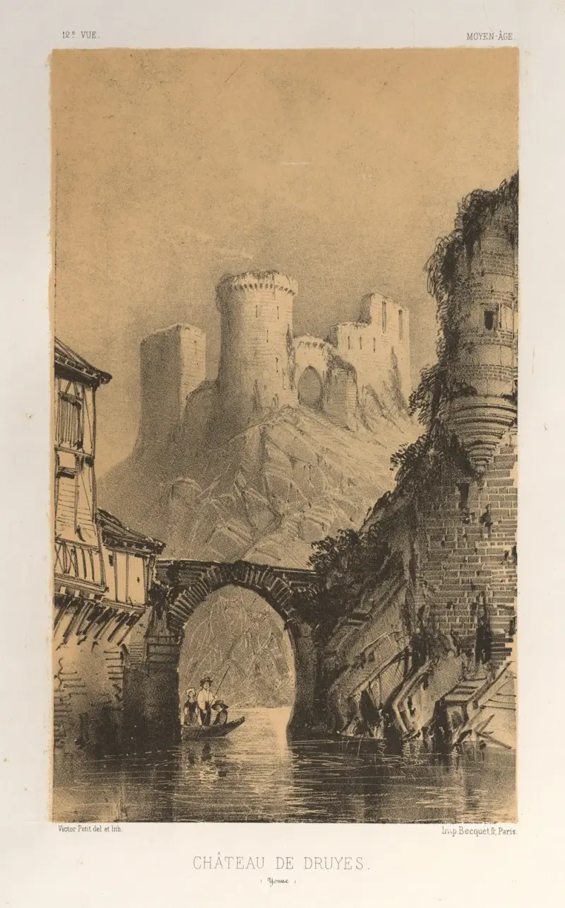 Zamek w Druyes (Yonne), Victor Petit