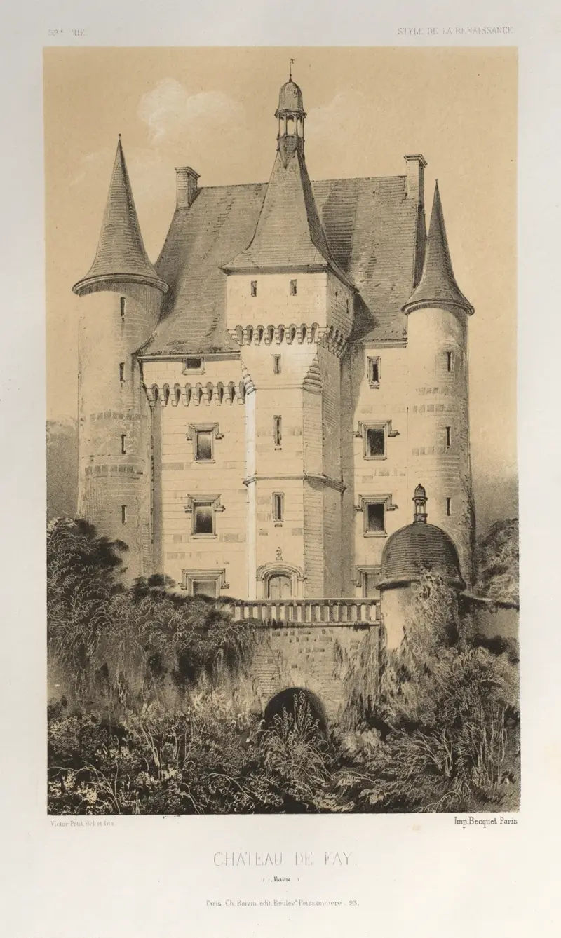 Schloss Fay (Maine) von Victor Petit