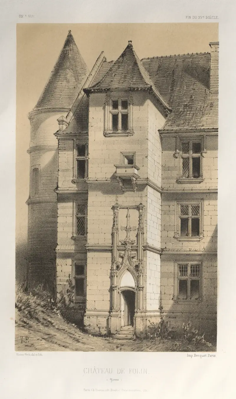 Schloss Folin (Yonne) von Victor Petit