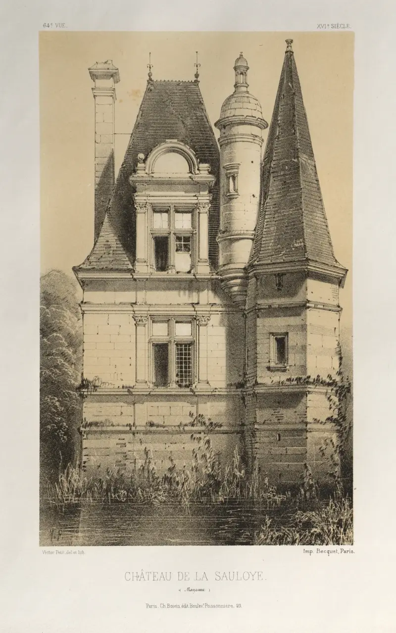 Château De La Sauloye (Mayenne) av Victor Petit