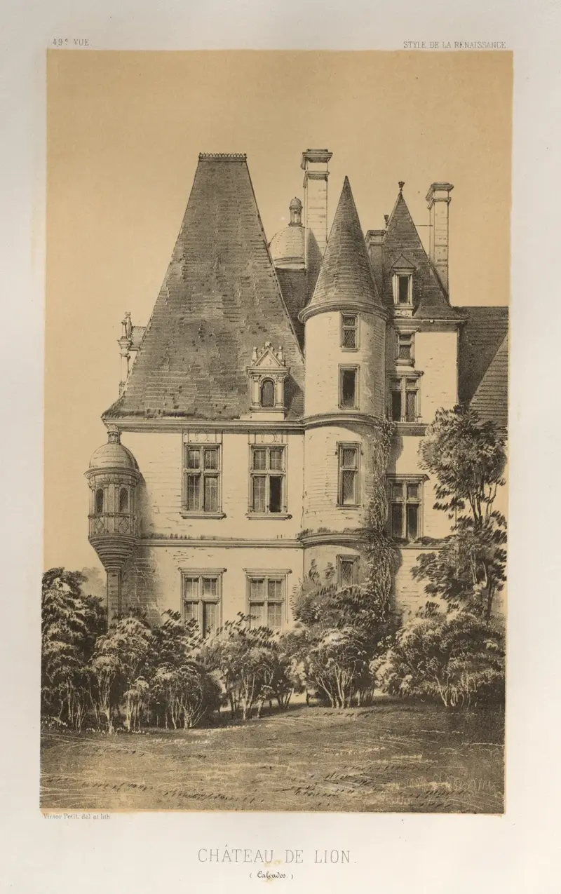 Schloss Lion (Calvados) von Victor Petit