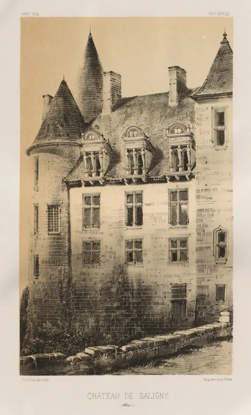 Schloss Saligny (Allier) von Victor Petit