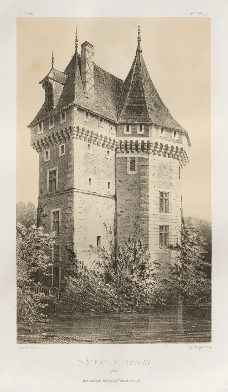 Schloss Tévray (Eure) von Victor Petit