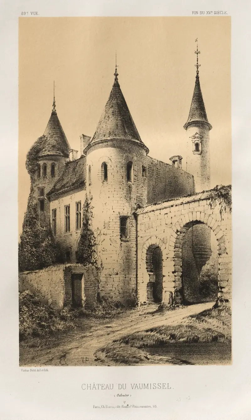 Château du Vaumissel (Calvados) von Victor Petit