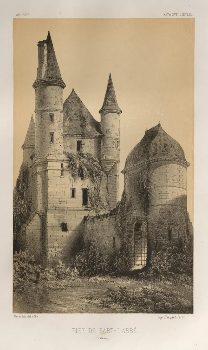 Lehensgut Sart-l’Abbé (Aisne) von Victor Petit