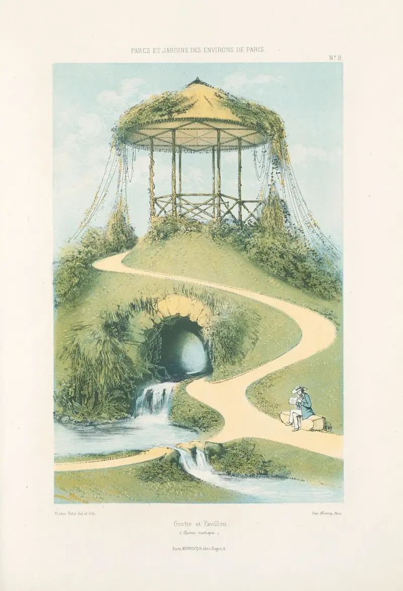 Grotte und Pavillon (rustikaler Stil) von Victor Petit