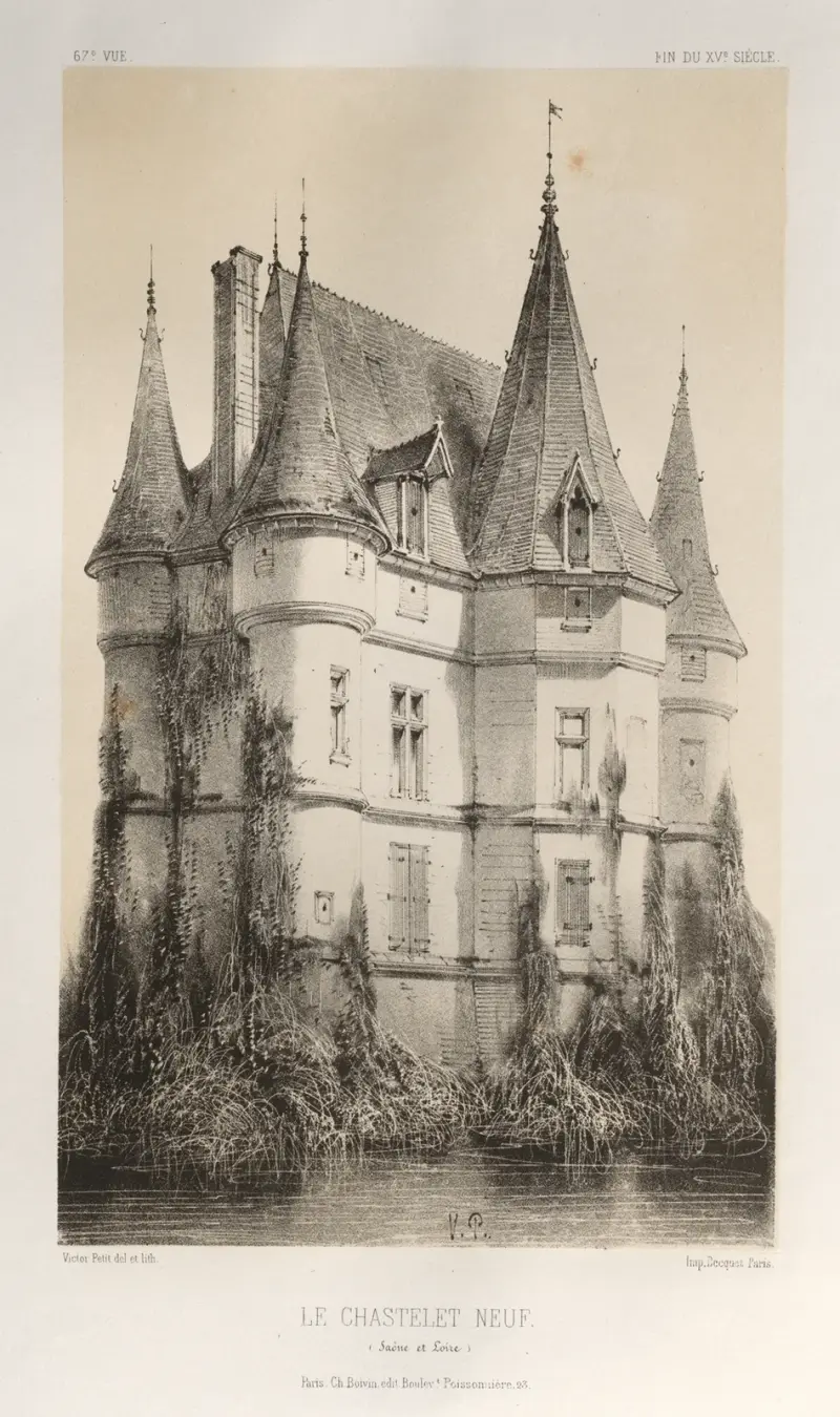 Le Chastenet-Neuf, Saône-et-Loire von Victor Petit