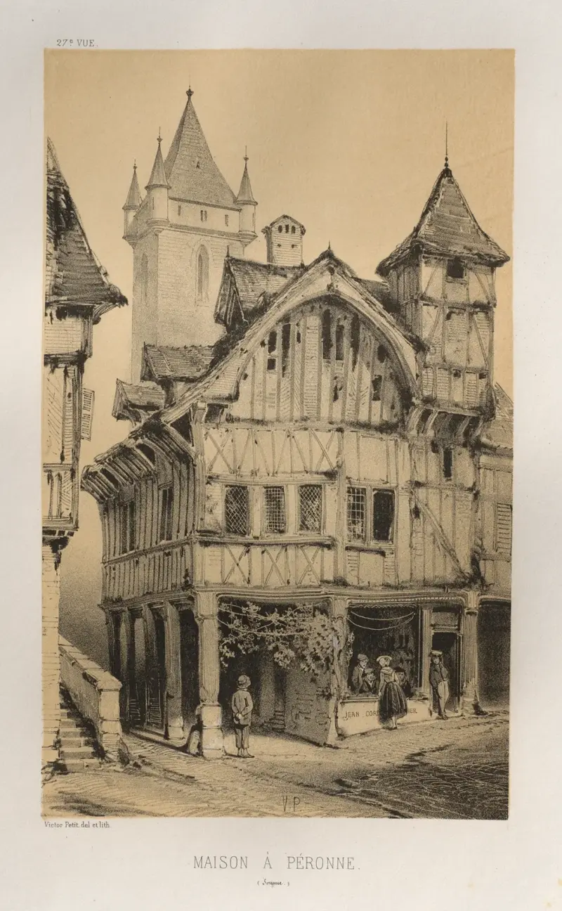Haus in Péronne (Somme) von Victor Petit