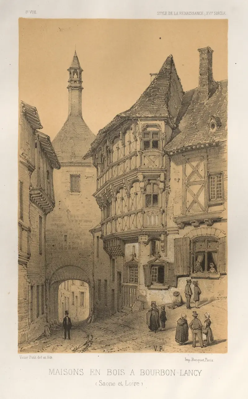 Maison en Bois a Bourbon-Lancy (Saone Et Loire) av Victor Petit