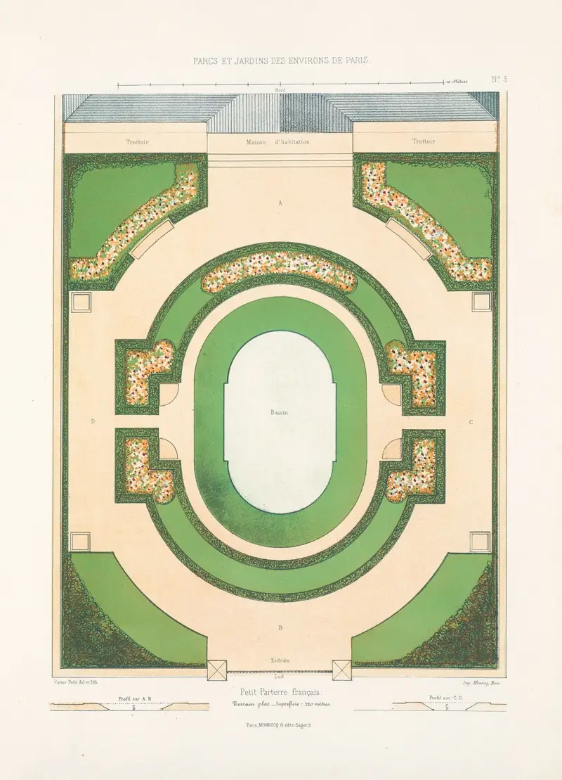 Französisches Parterre – Nr. 1 von Victor Petit