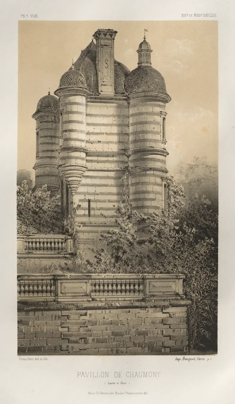 Pavillon de Chaumont (Saône-et-Loire) von Victor Petit