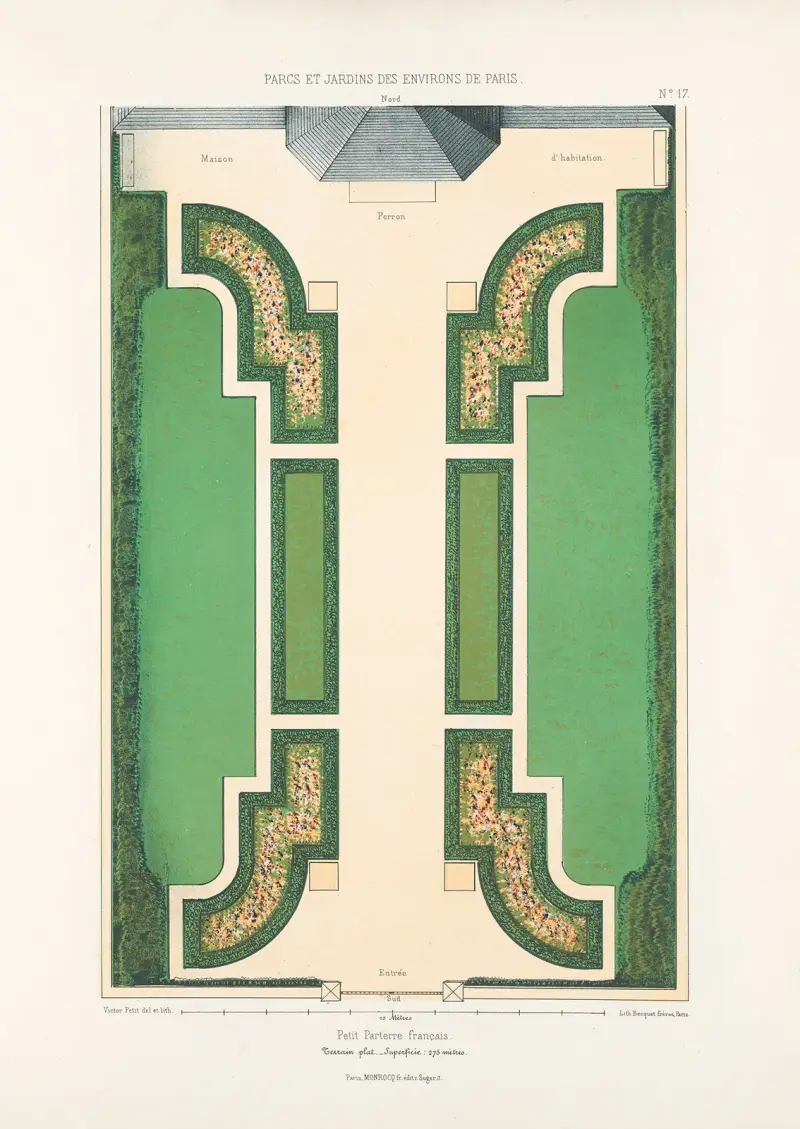 Petit Parterre francais von Victor Petit