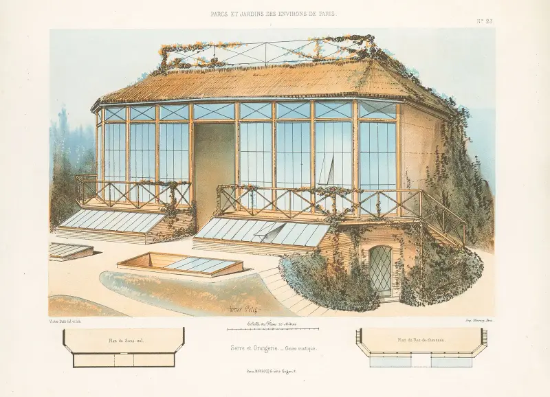 Gewächshaus und Orangerie von Victor Petit