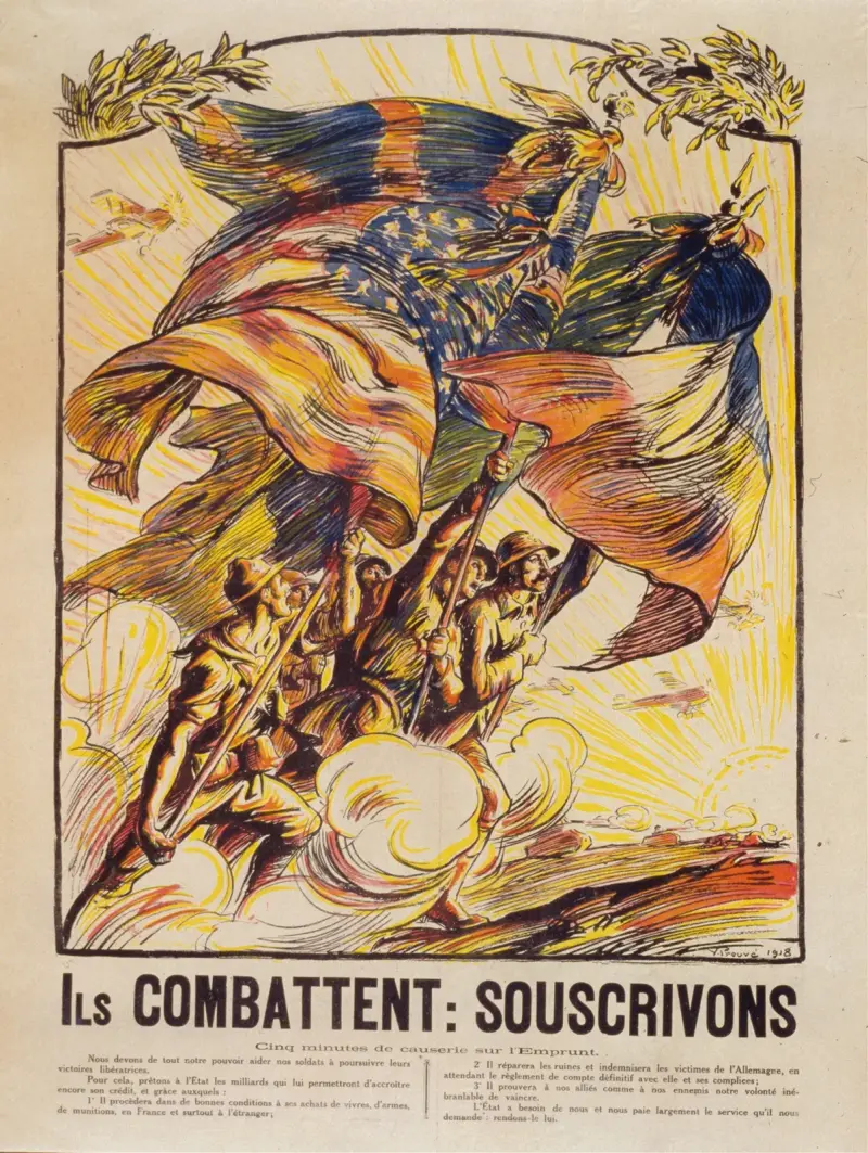 De strider; teckna vi oss av Victor Prouvé