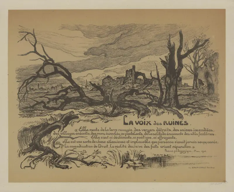 La voix des ruines av Victor Prouvé