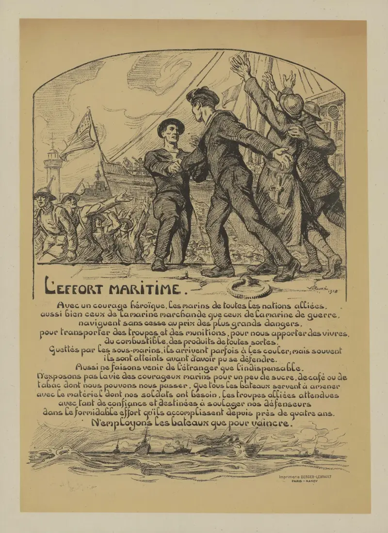 Námořní úsilí, Victor Prouvé