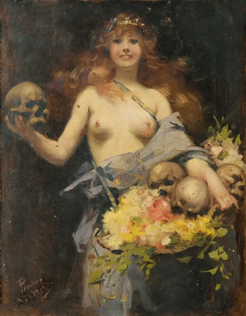 Sprzedawczyni kwiatów, Victor Prouvé