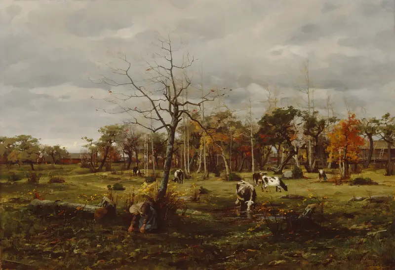 Autumn Landscape av Victor Westerholm