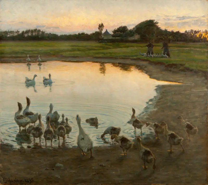 At Sunset av Viggo Johansen