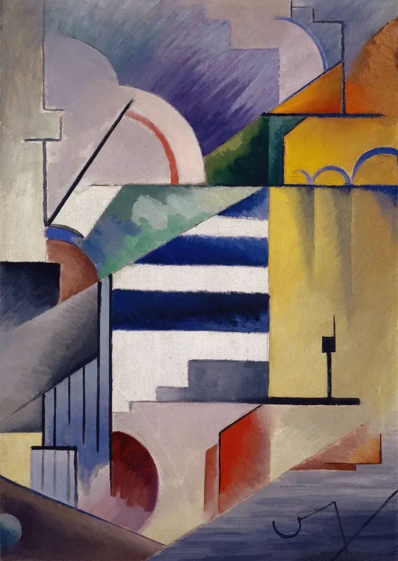 Abstract composition I av Viking Eggeling