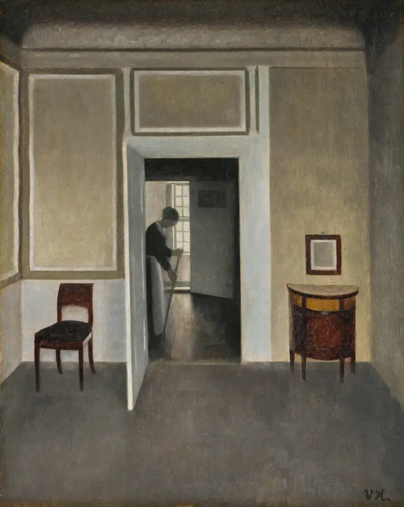Interiér, Strandgade 30 – Nr. 1, Vilhelm Hammershøi