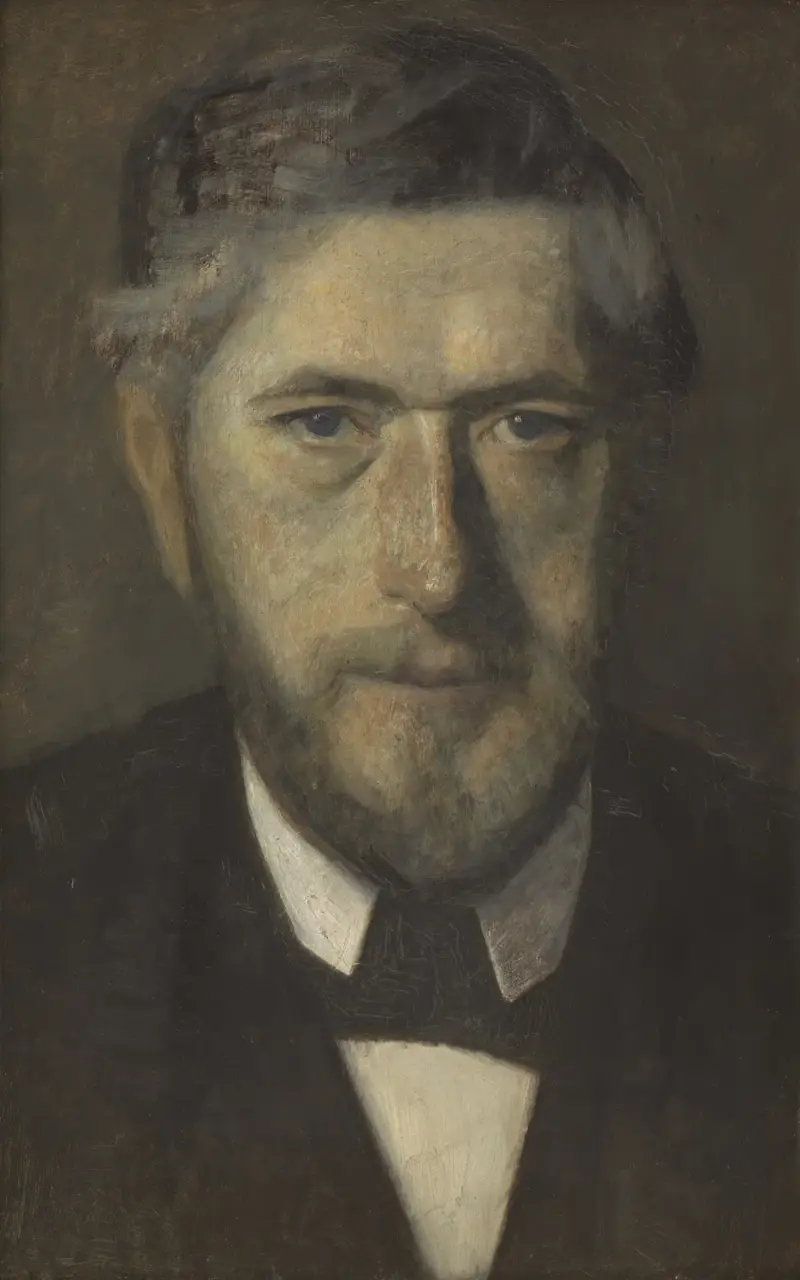 Jens Ferdinand Willumsen. Study for Five Portraits av Vilhelm Hammershøi