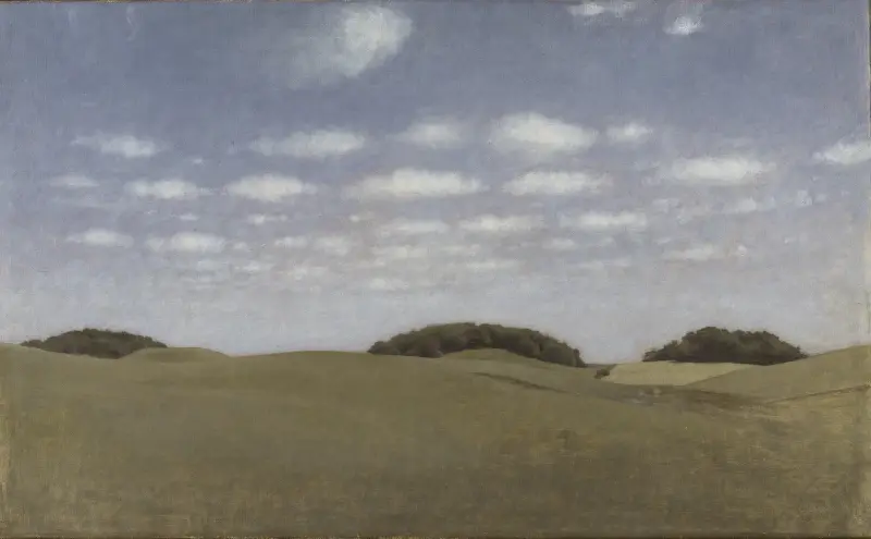 Landschaft, aus Lejre von Vilhelm Hammershøi