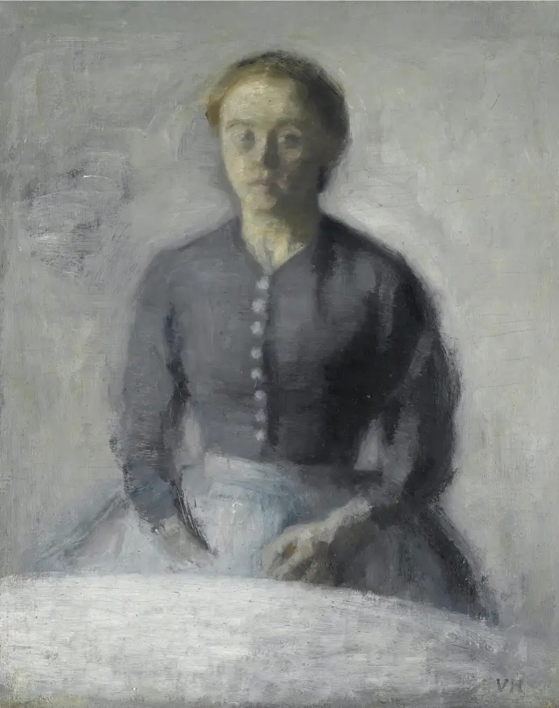 Bildnis von Ida von Vilhelm Hammershøi