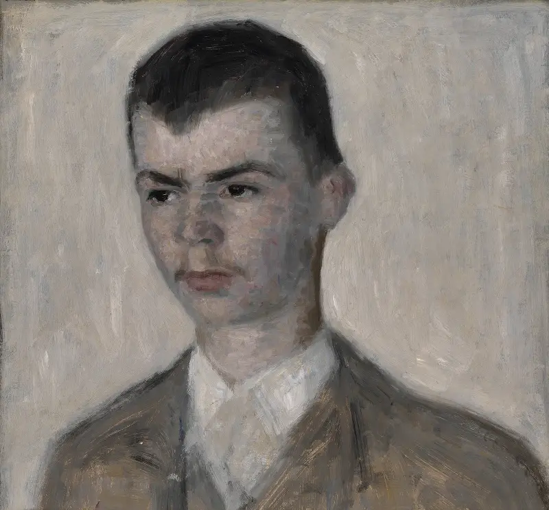 Portræt af kunstnerens bror, Svend Hammershøi av Vilhelm Hammershøi