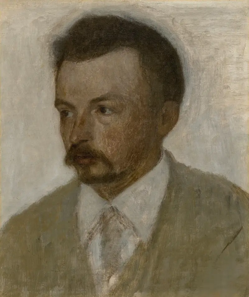 Autoportret, Vilhelm Hammershøi