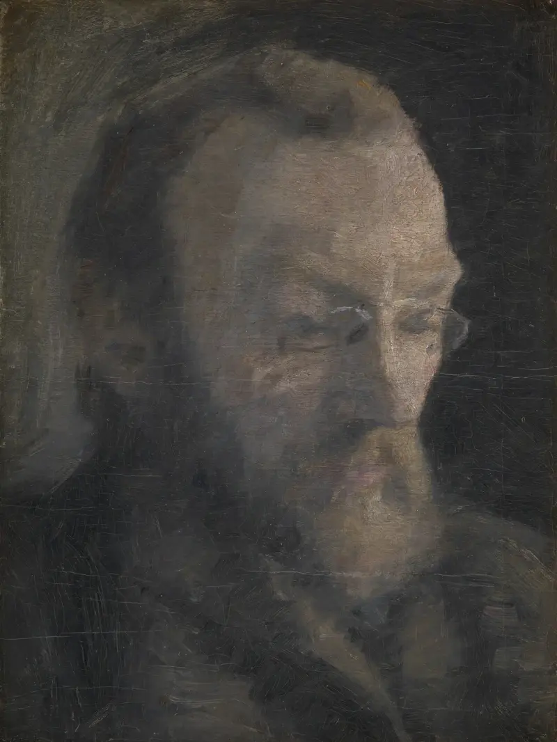 Konsthistorikern Karl Madsen, senare direktör för Statens Museum for Kunst av Vilhelm Hammershøi