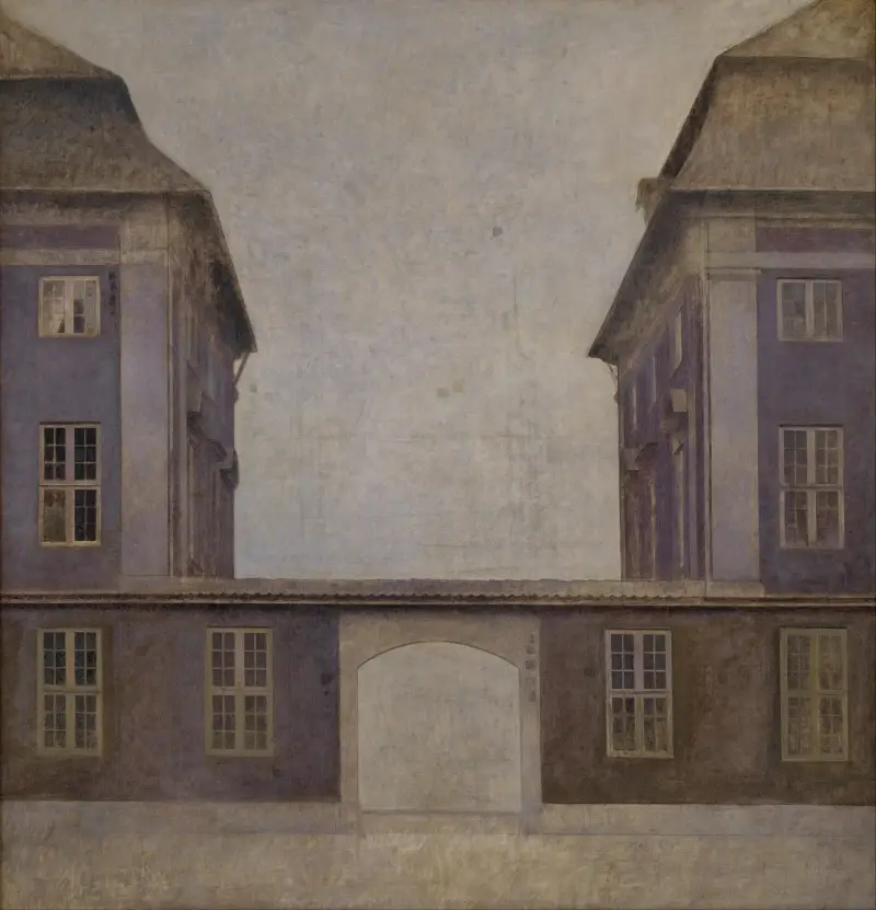 The Buildings of the Asiatic Company, seen from St. Annæ Street av Vilhelm Hammershøi