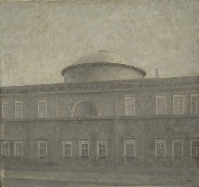 The Royal Palace Church in Copenhagen av Vilhelm Hammershøi
