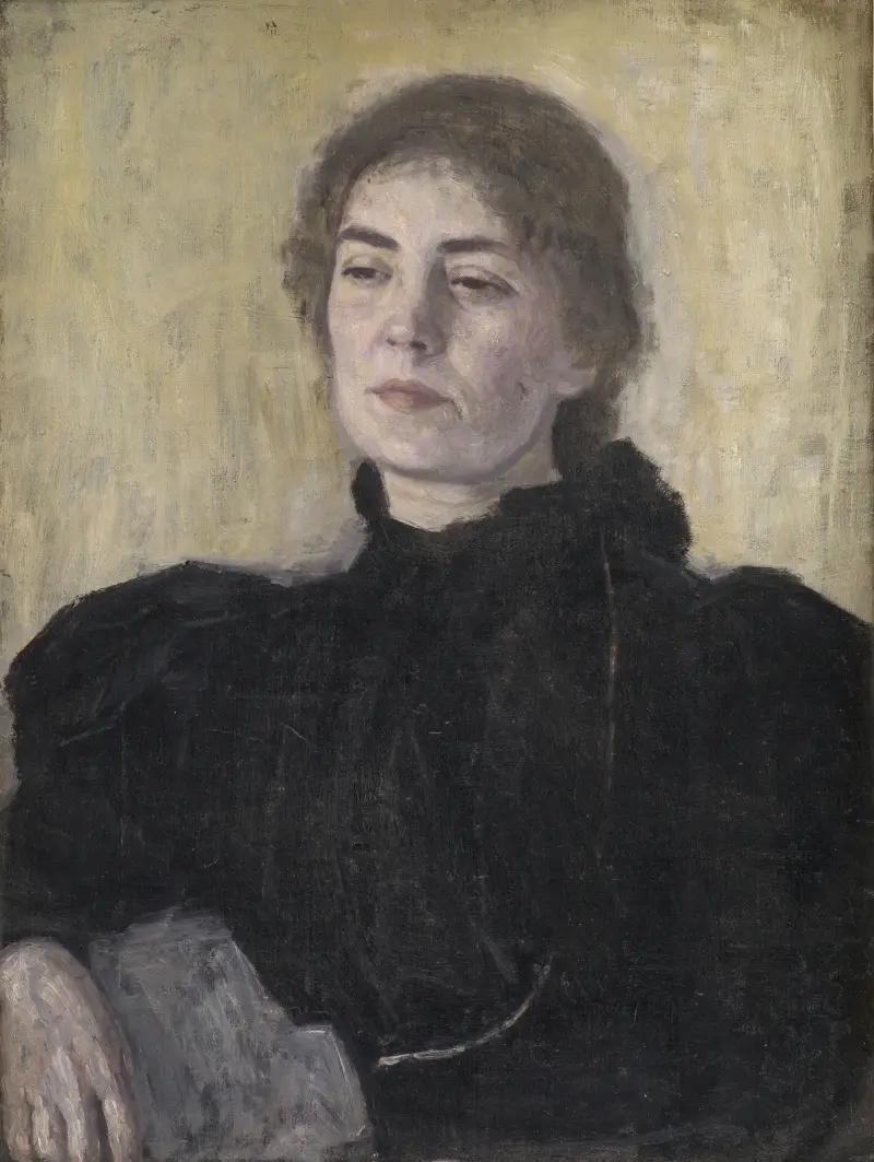 Thora Bendix, née Anne Victoria Sundberg av Vilhelm Hammershøi