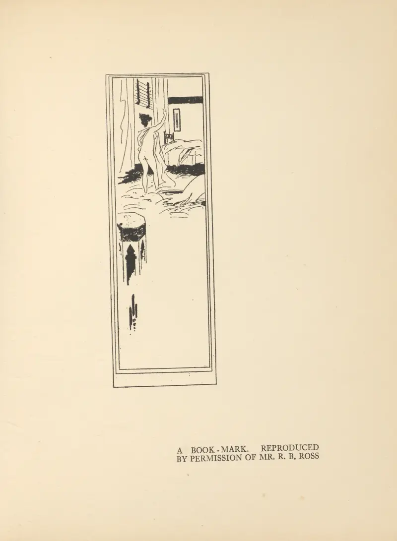 Ein Lesezeichen – Nr. 1 von Aubrey Vincent Beardsley