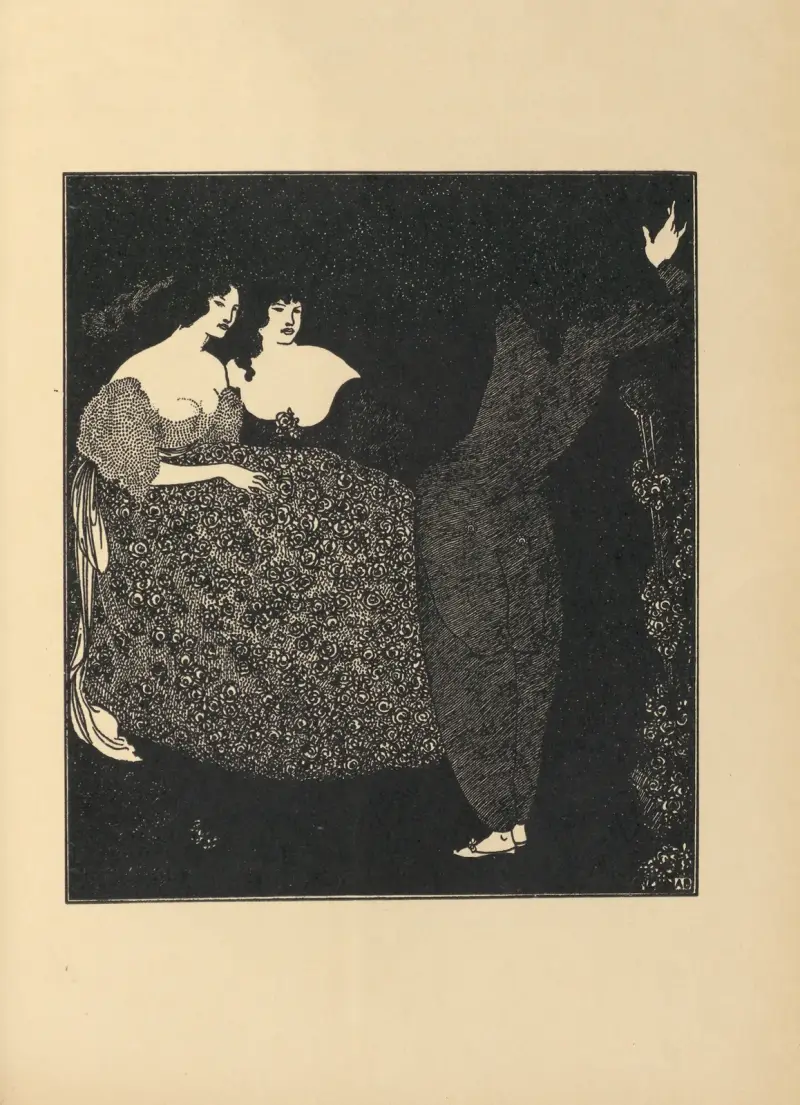 A Repetition of Tristan Und Isolde. From ‘The Savoy’ No.8 av Aubrey Vincent Beardsley