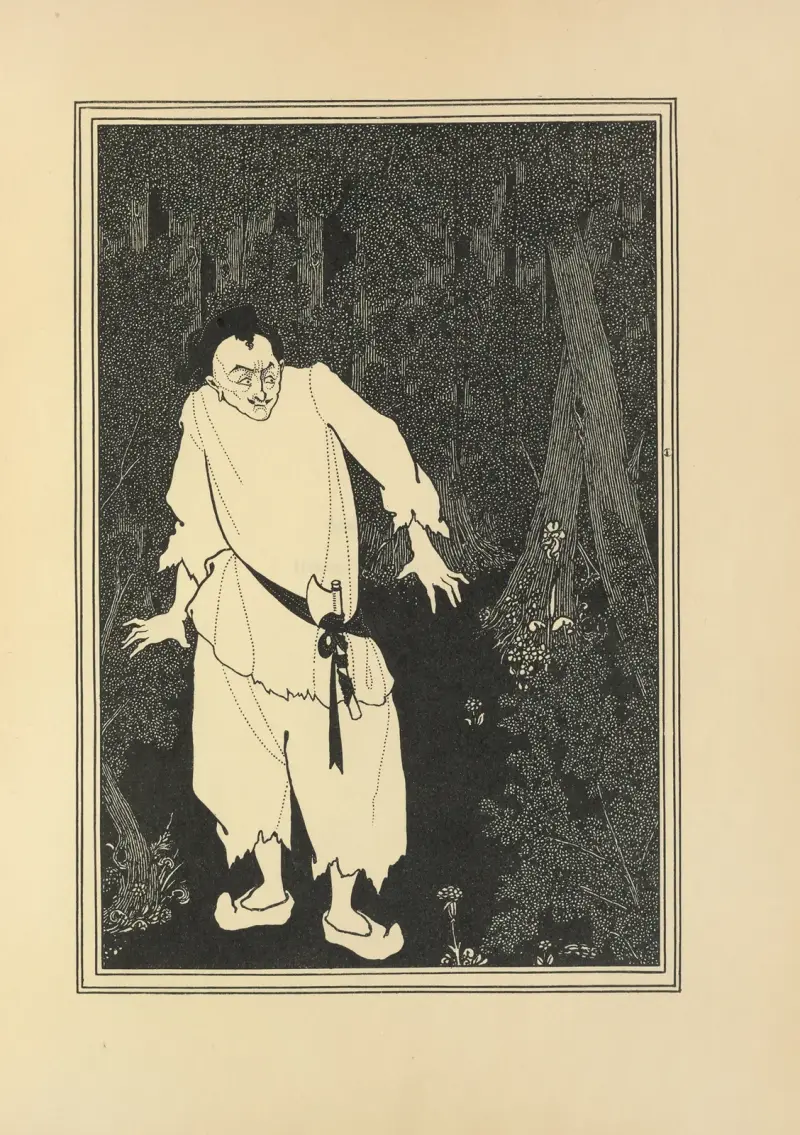 Ali Baba in the Wood, 1897 av Aubrey Vincent Beardsley