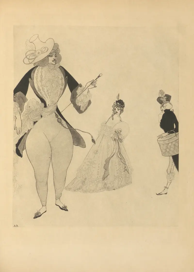 D’Albert auf der Suche nach Idealen. Aus ‚Mademoiselle de Maupin‘ von Aubrey Vincent Beardsley