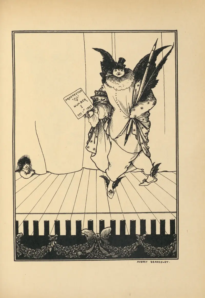 Design.For The Prospectus of ‘The Savoy’ av Aubrey Vincent Beardsley