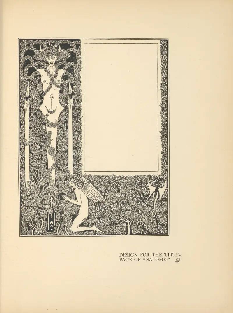 Design for The Title-Page of ‘Salome’ av Aubrey Vincent Beardsley