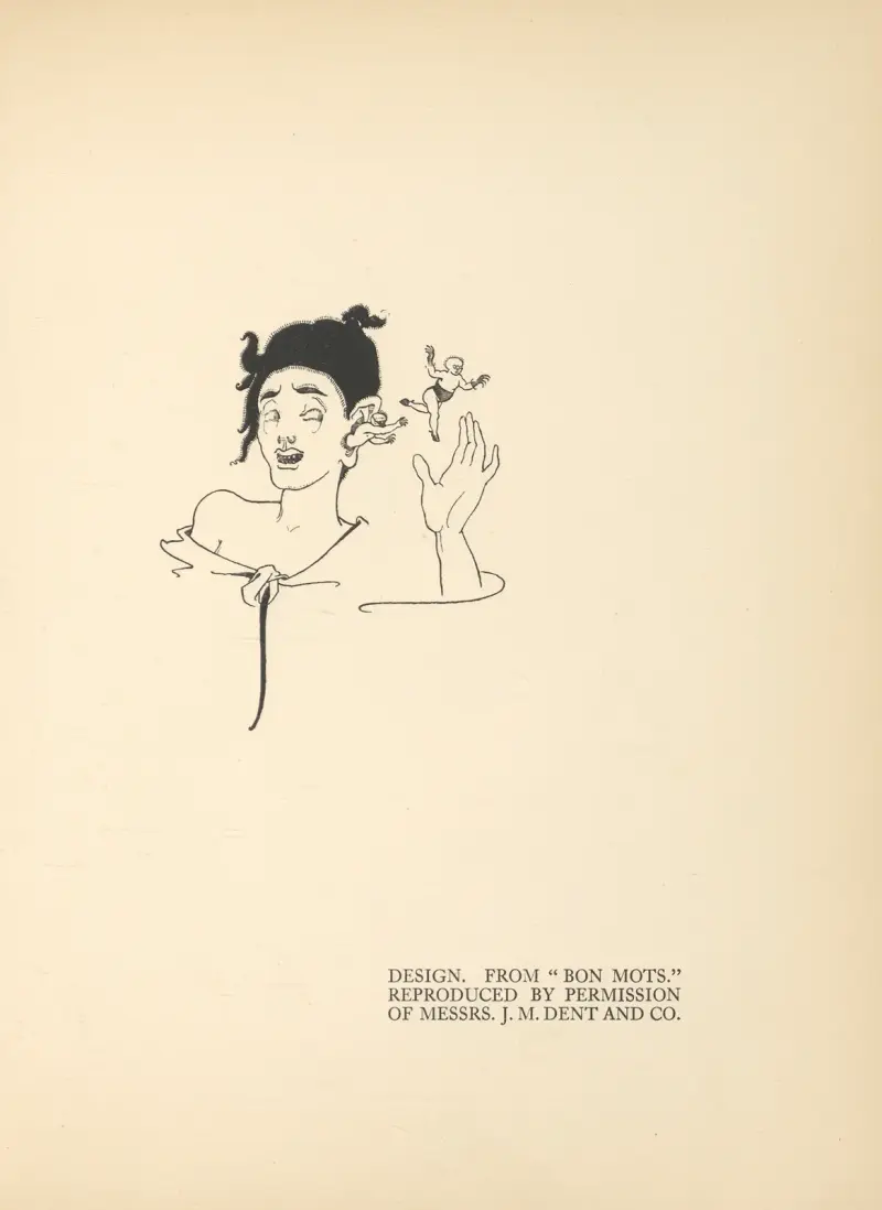 Projekt. Z „Bon Mots” – Nr. 3, Aubrey Vincent Beardsley