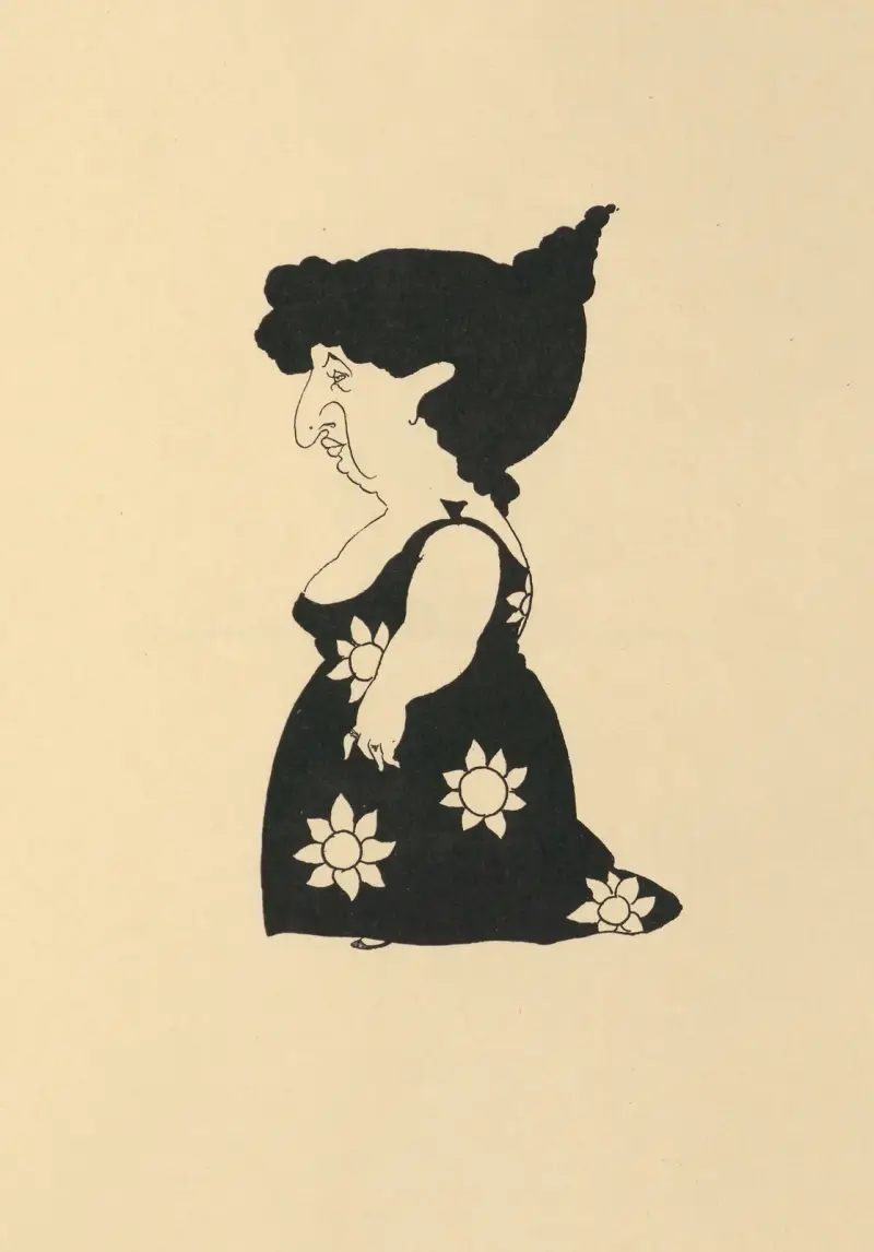 Wzór. Z „Bon Mots” – nr 4, Aubrey Vincent Beardsley