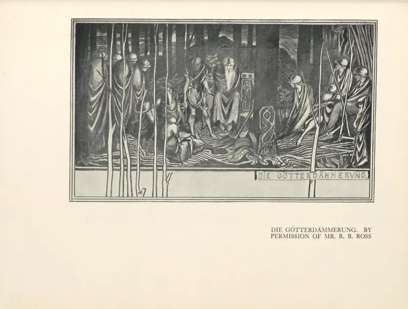 Die Götterdämmerung von Aubrey Vincent Beardsley