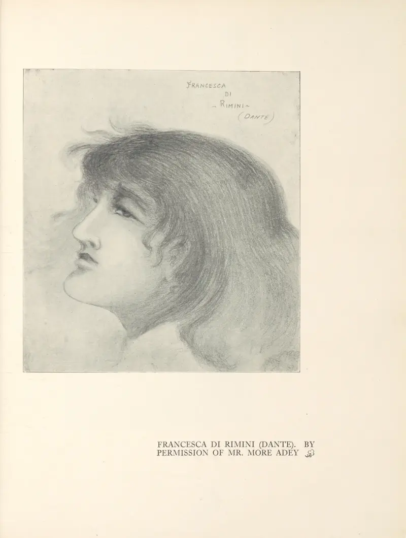 Francesca z Rimini (Dante) – Nr. 1, Aubrey Vincent Beardsley