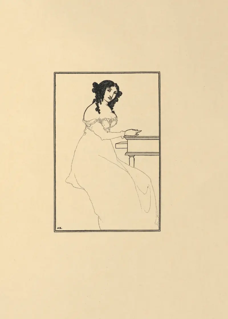 Frontispiece. From ‘A Book of Bargains’ av Aubrey Vincent Beardsley
