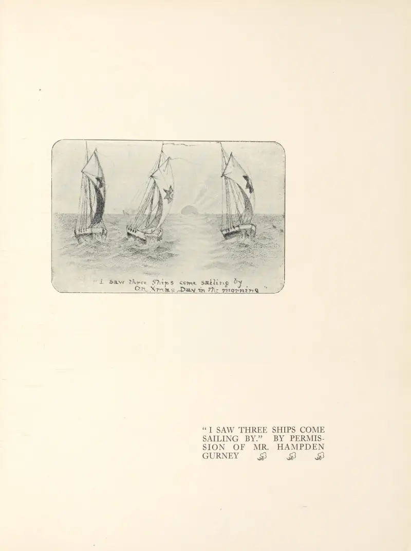 I Saw Three Ships Come Sailing By av Aubrey Vincent Beardsley