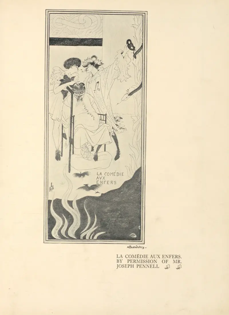 La Comédie Aux Enfers av Aubrey Vincent Beardsley