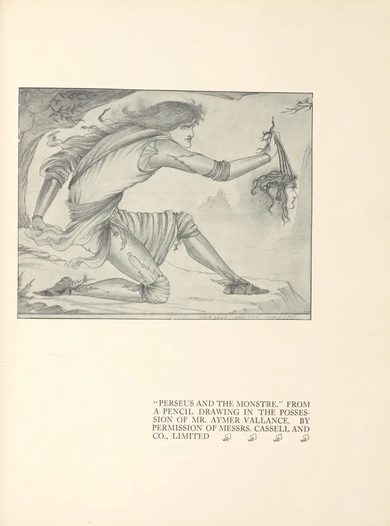 Perseus und das Ungeheuer von Aubrey Vincent Beardsley