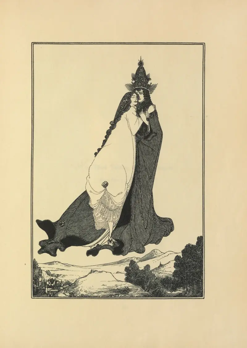 Saint Rose of Lima From No. 2 of ‘The Savoy’ av Aubrey Vincent Beardsley